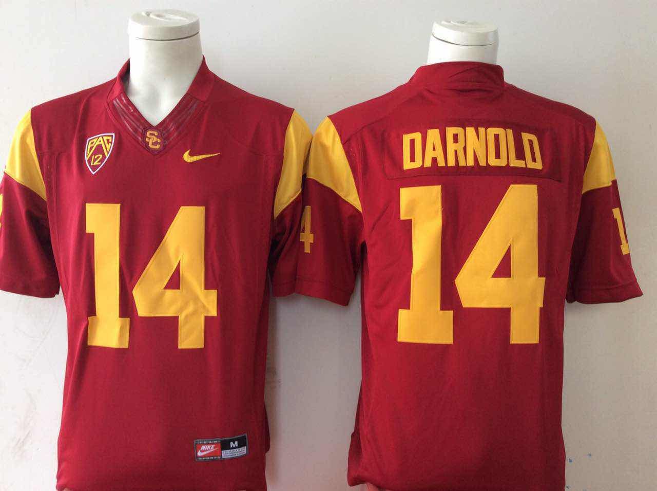 NCAA Men USC Trojans #14 Red->ncaa teams->NCAA Jersey